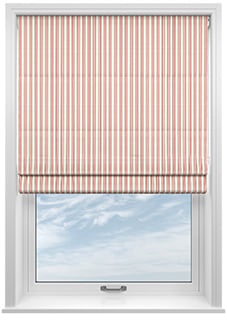 The British Stripe Co. Mary, Bristol No.2 - Twist&Fit Roman Blind